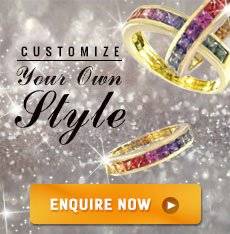 Custom Rainbow Sapphire Jewelry