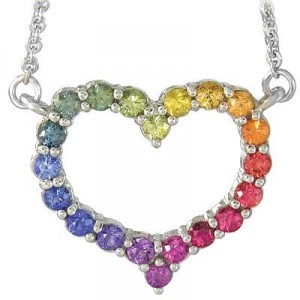 rainbow necklace